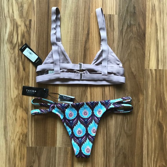 Tavik Strappy Purple Bikini Set - Picture 6 of 6